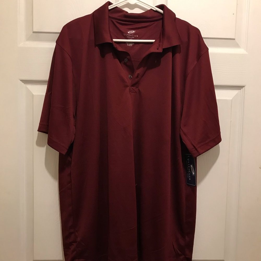 NWT Ultra Club polo in size L and  maroon color